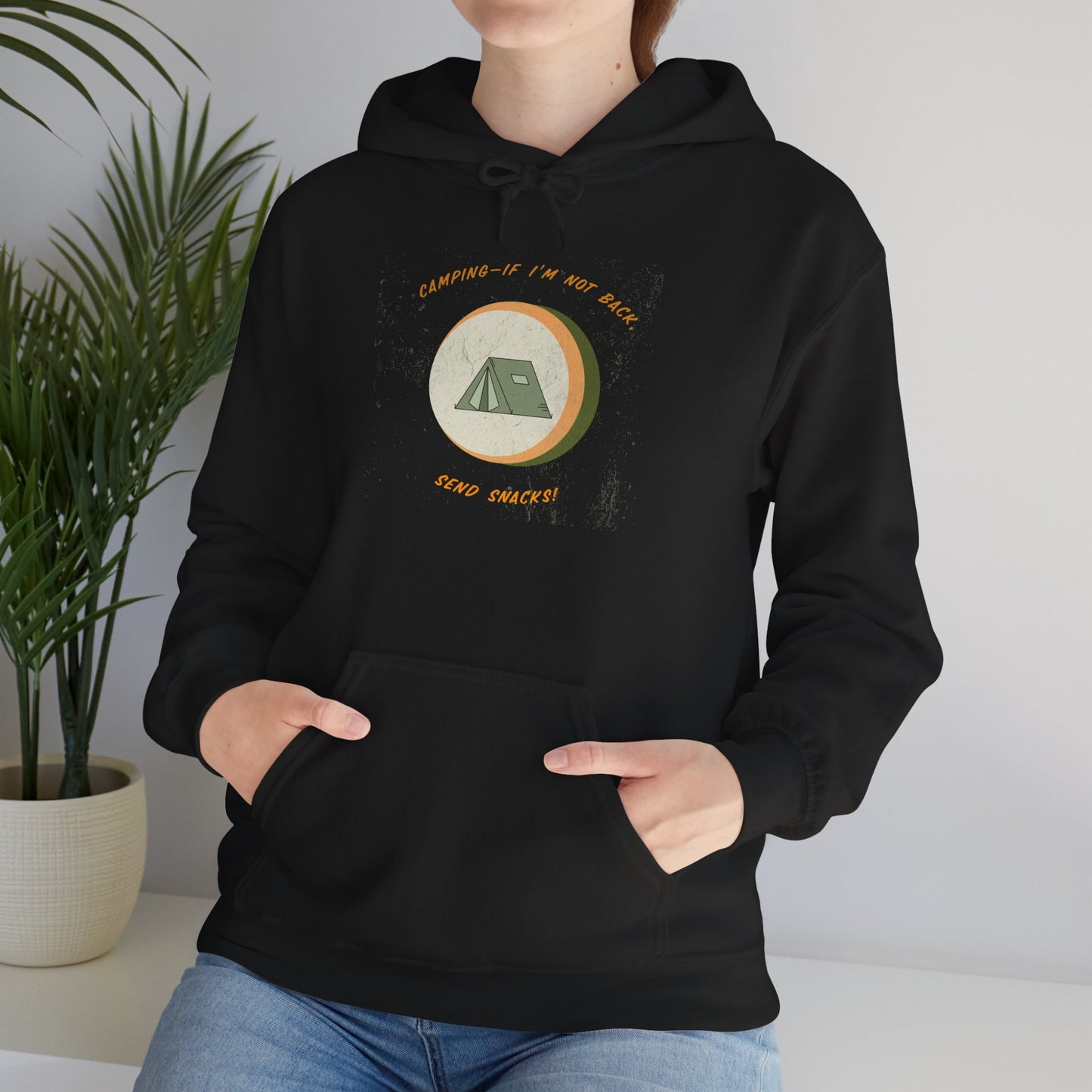 If I’m Not Back Send Snacks Hoodie - Unisex Camping Sweatshirt, Cozy Outdoor Apparel, Gift for Campers, Adventure & Travel Gear, Summer Nights Top