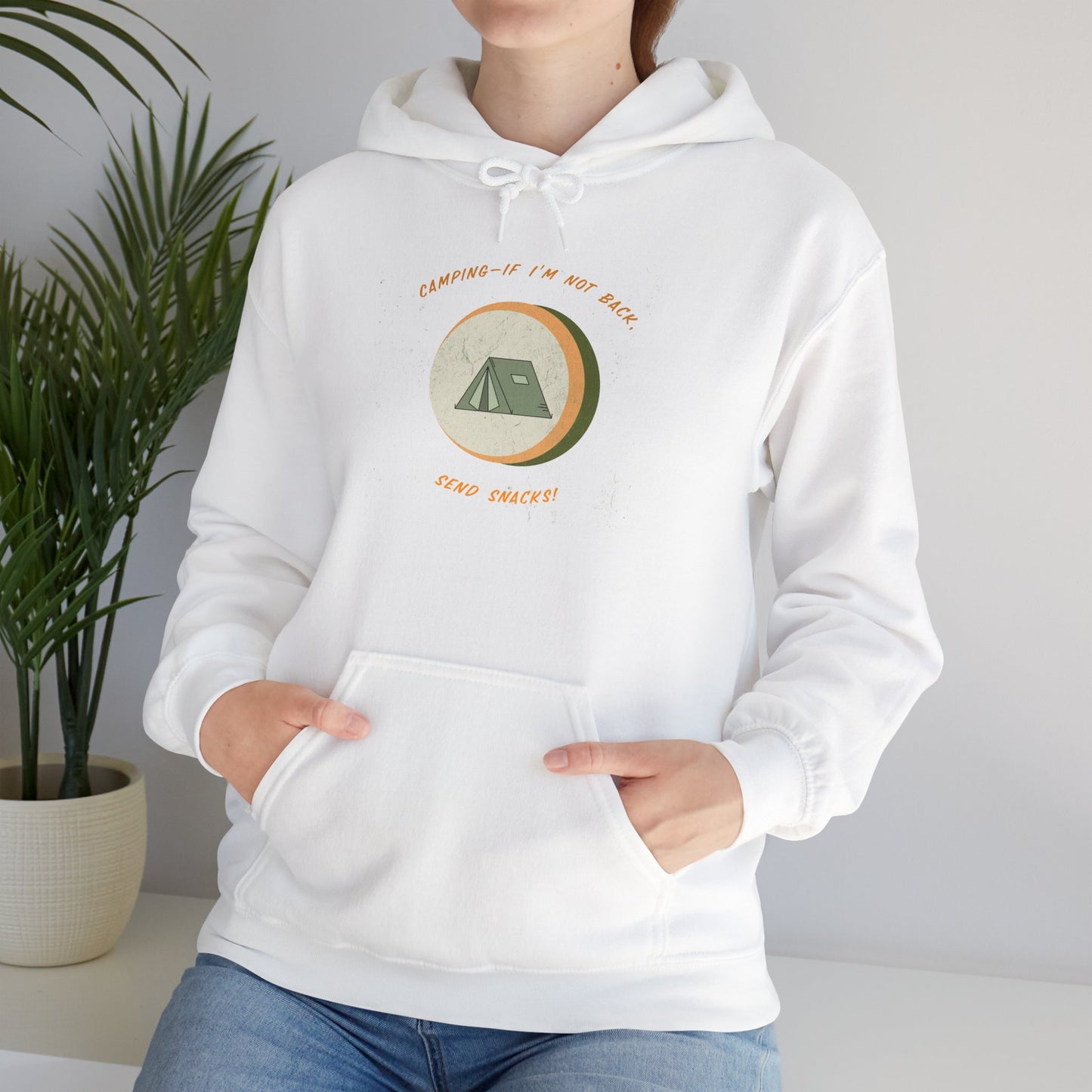 If I’m Not Back Send Snacks Hoodie - Unisex Camping Sweatshirt, Cozy Outdoor Apparel, Gift for Campers, Adventure & Travel Gear, Summer Nights Top