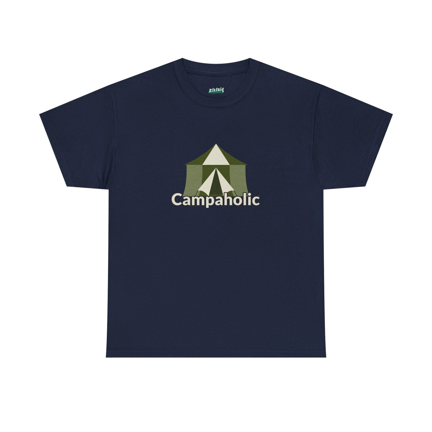 Campaholic – Funny Camping T-Shirt for Campers & Outdoor Lovers | Unisex Heavy Cotton Tee, Adventure Apparel, Summer Outdoor Gift